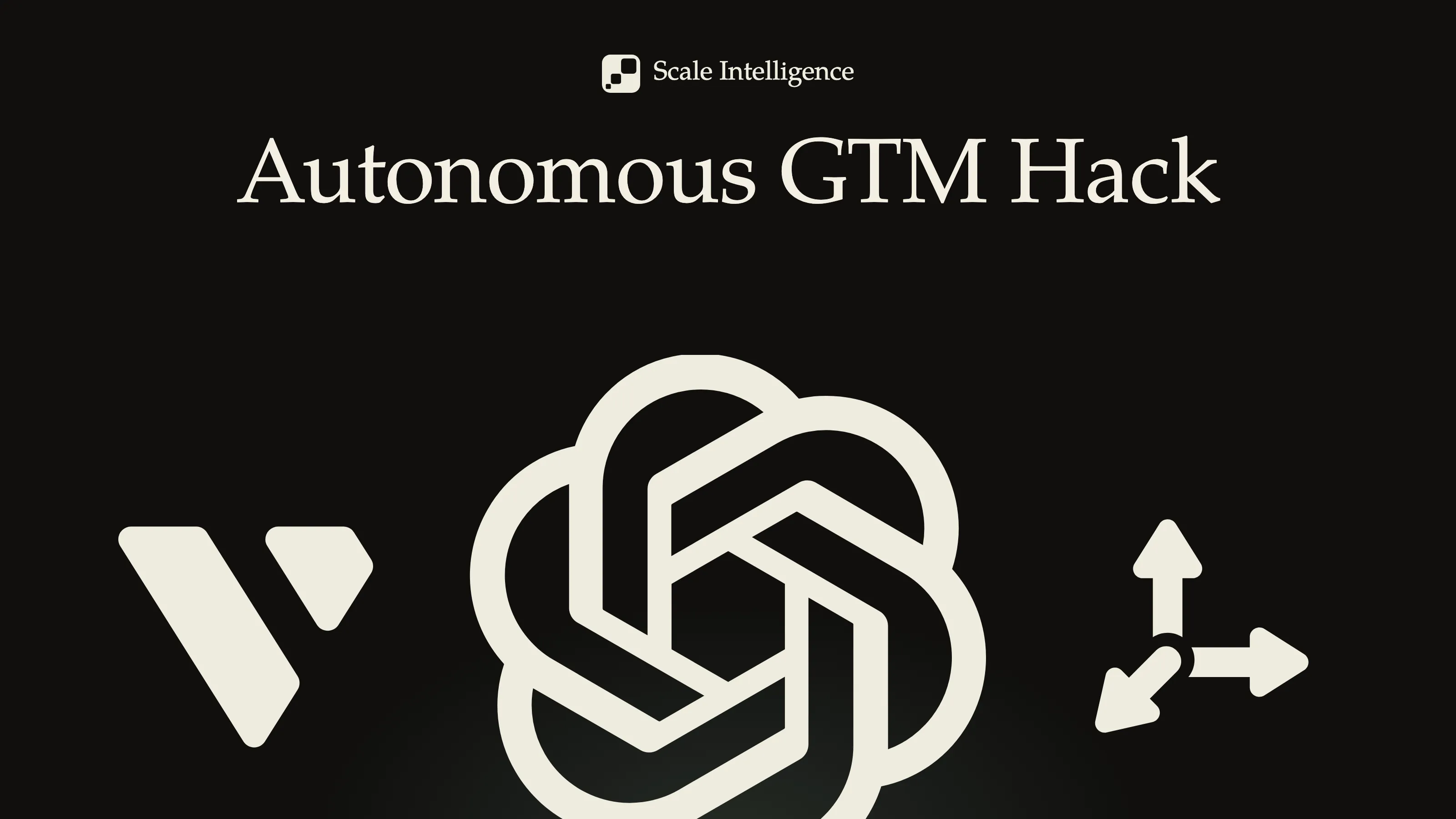 Autonomous GTM Hack: the Vultr, OpenAI and Tavily logos